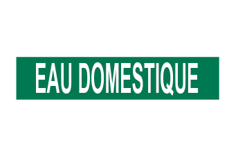 Marqueur de tuyau – eau domestique