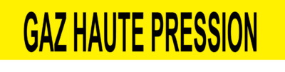 Marqueur de tuyau – gaz haute pression