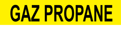 Marqueur de tuyau – gaz propane
