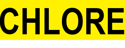 Marqueur de tuyau sans flèches – chlore