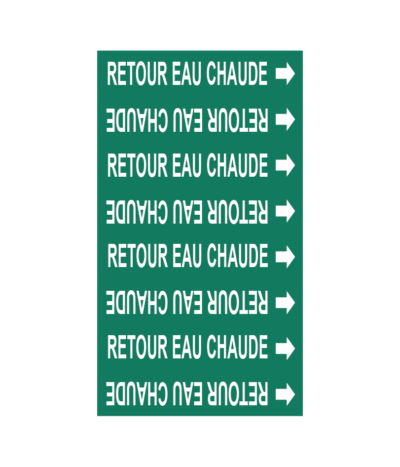 Étiquette Retour eau chaude 589
