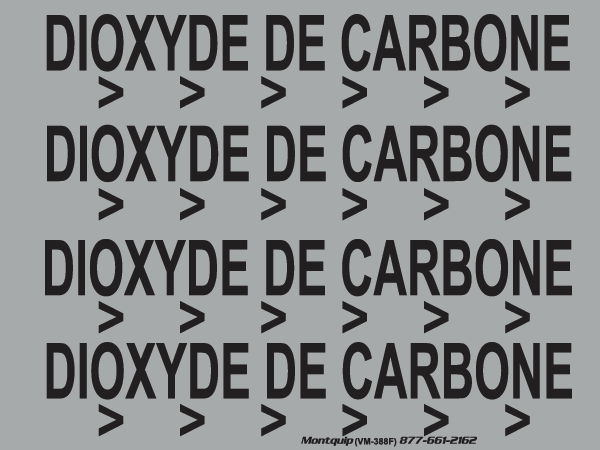 L’étiquette Dioxyde de carbone