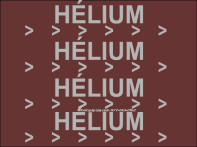 L’étiquette Hélium