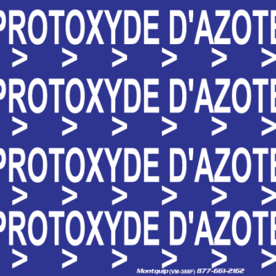 L’étiquette Protoxyde d’azote