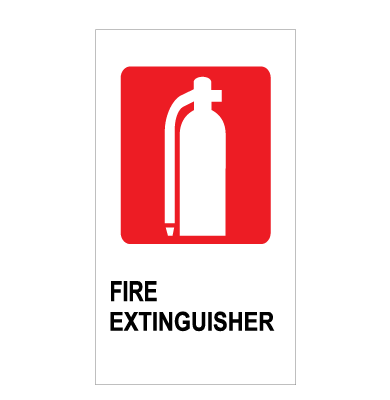 EXTINCTEUR AVEC TEXTE