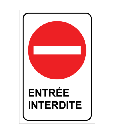 Entrée interdite