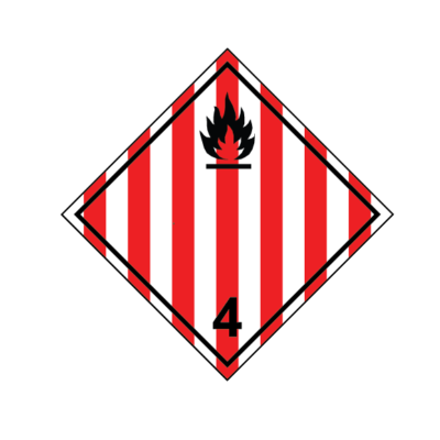 Solides inflammables, substances autoréactives, explosifs désensibilisés