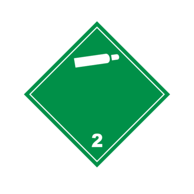 Gaz non toxiques ininflammables / Vert blanc