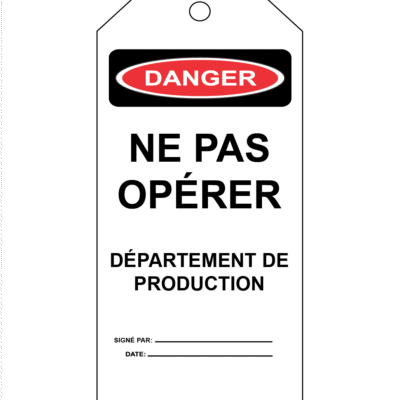 Ne pas faire fonctionner le département de production