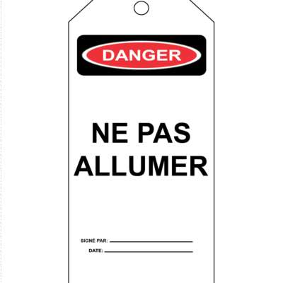 Ne pas allumer