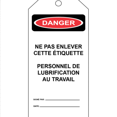 Personnel de lubrification au travail