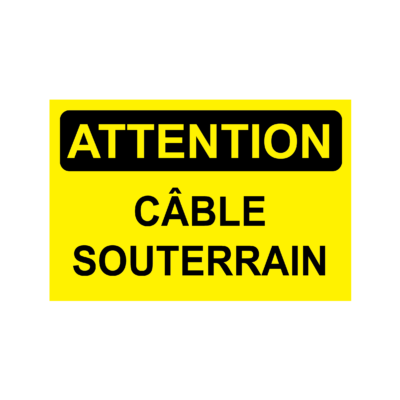 Attention câbles souterrains