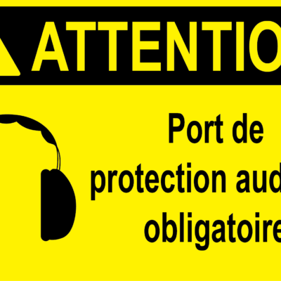 Attention protection auditive requise