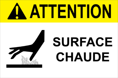 Attention surface chaude