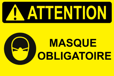 Attention masque obligatoire