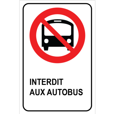 Aucun bus autorisé