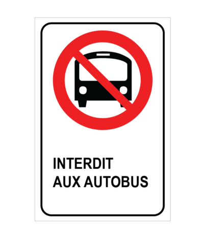 Aucun bus autorisé