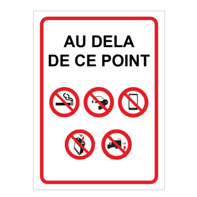 Non au-delà de ce point