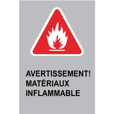 Matériau inflammable