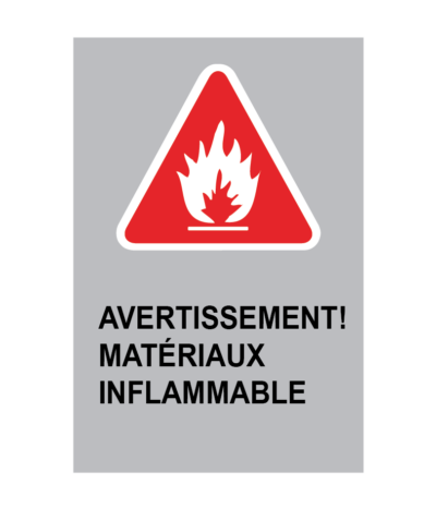 Matériau inflammable