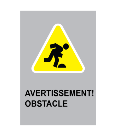 Obstacles d’avertissement