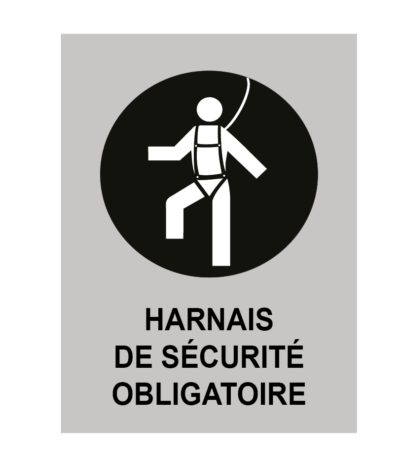 Harnais de sécurité requis