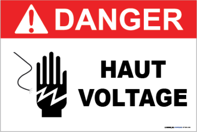 Danger haute tension